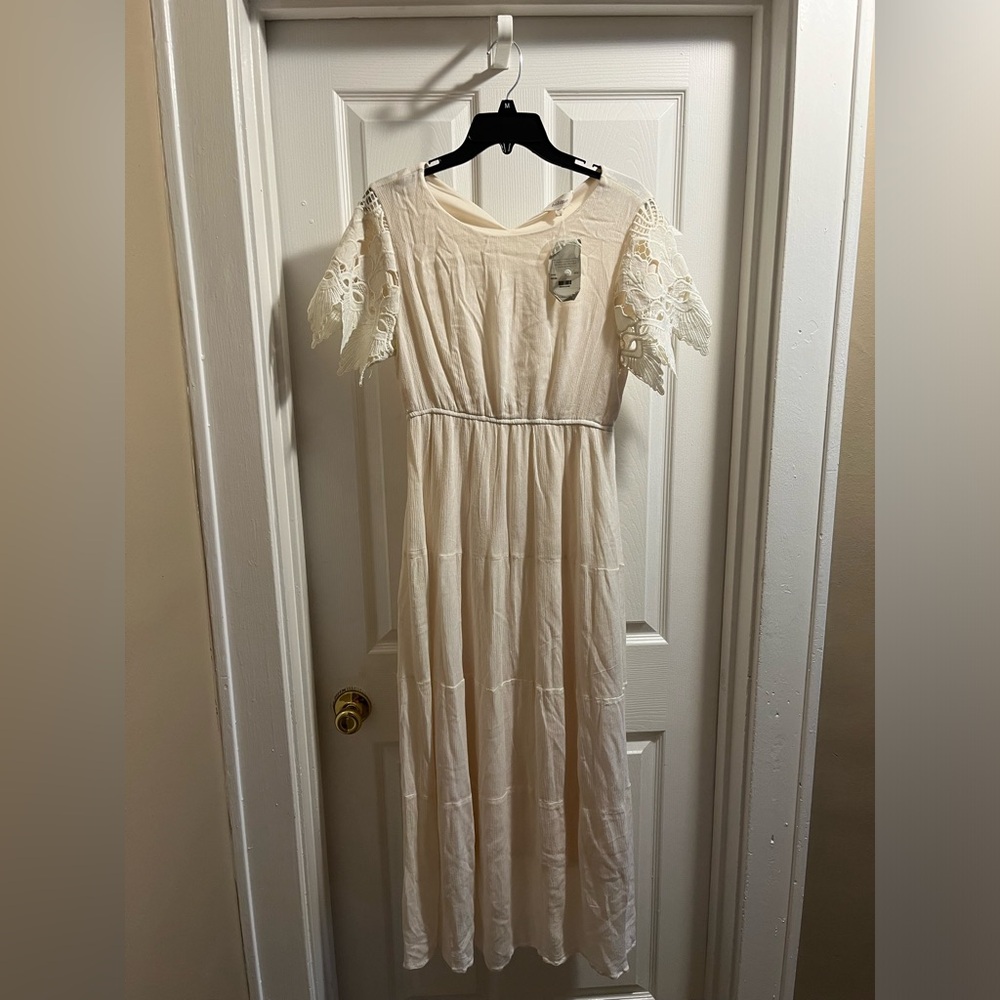BOHME — cream/white maxi dress
